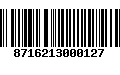 Código de Barras 8716213000127