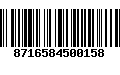 Código de Barras 8716584500158