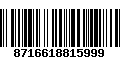 Código de Barras 8716618815999