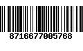 Código de Barras 8716677005768