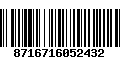 Código de Barras 8716716052432