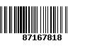 Código de Barras 87167818