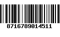 Código de Barras 8716789014511