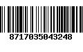 Código de Barras 8717035043248