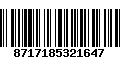 Código de Barras 8717185321647