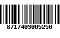 Código de Barras 8717403005250