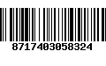 Código de Barras 8717403058324