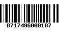 Código de Barras 8717496000187