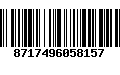 Código de Barras 8717496058157