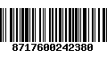 Código de Barras 8717600242380