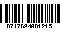 Código de Barras 8717624001215