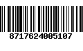 Código de Barras 8717624005107