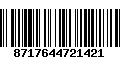Código de Barras 8717644721421