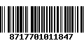 Código de Barras 8717701011847