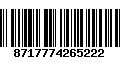 Código de Barras 8717774265222