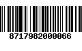 Código de Barras 8717982000066