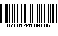 Código de Barras 8718144100006