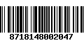 Código de Barras 8718148002047