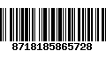 Código de Barras 8718185865728