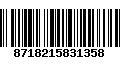 Código de Barras 8718215831358