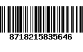 Código de Barras 8718215835646