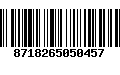 Código de Barras 8718265050457