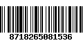 Código de Barras 8718265081536