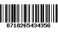 Código de Barras 8718265434356