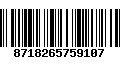 Código de Barras 8718265759107