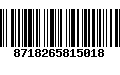 Código de Barras 8718265815018