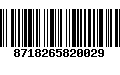 Código de Barras 8718265820029