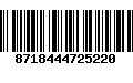 Código de Barras 8718444725220