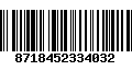 Código de Barras 8718452334032