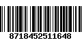 Código de Barras 8718452511648