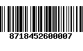 Código de Barras 8718452600007