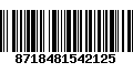 Código de Barras 8718481542125