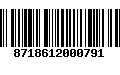 Código de Barras 8718612000791