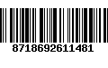 Código de Barras 8718692611481