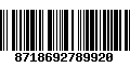 Código de Barras 8718692789920