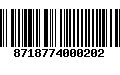 Código de Barras 8718774000202