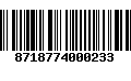 Código de Barras 8718774000233