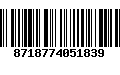 Código de Barras 8718774051839