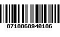 Código de Barras 8718868940186