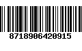 Código de Barras 8718906420915