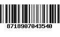 Código de Barras 8718907043540