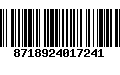 Código de Barras 8718924017241