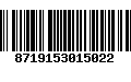 Código de Barras 8719153015022