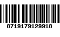 Código de Barras 8719179129918