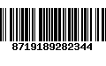 Código de Barras 8719189282344