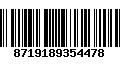 Código de Barras 8719189354478